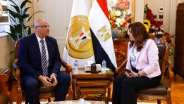 وزيرة التنمية المحلية ومحافظ القليوبية