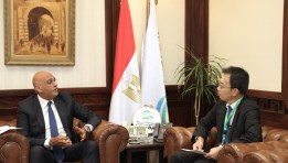 اجتماع جهاز دعم المشروعات مع  يو إيبيساوا الياباني
