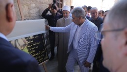 وزير السياحة والآثار أثناء الجولة