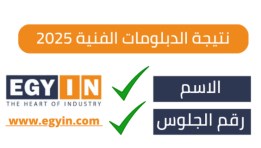 نتيجة الدبلومات الفنية 2025