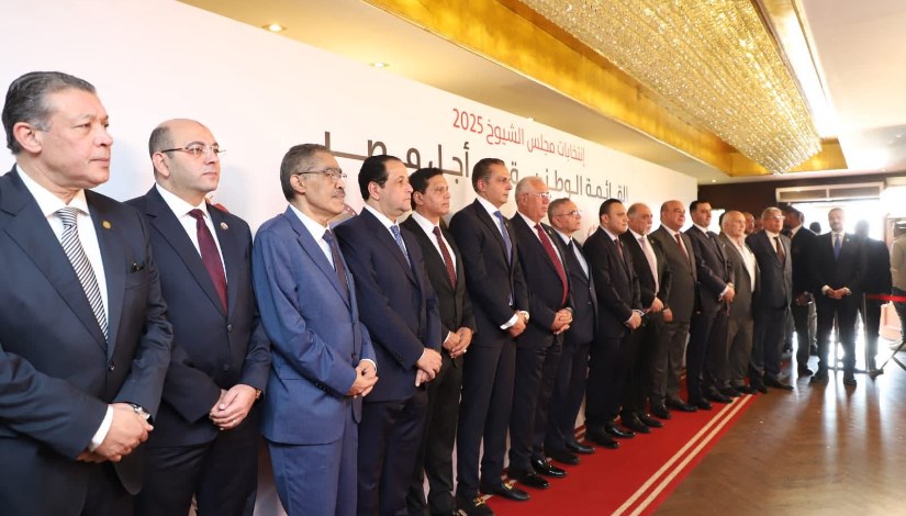 خلال اجتماع الأحزاب المشاركة في «القائمة الوطنية من أجل مصر»