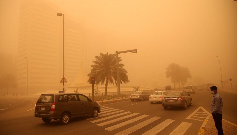 نشاط للرياح مثيرة للرمال والأتربة