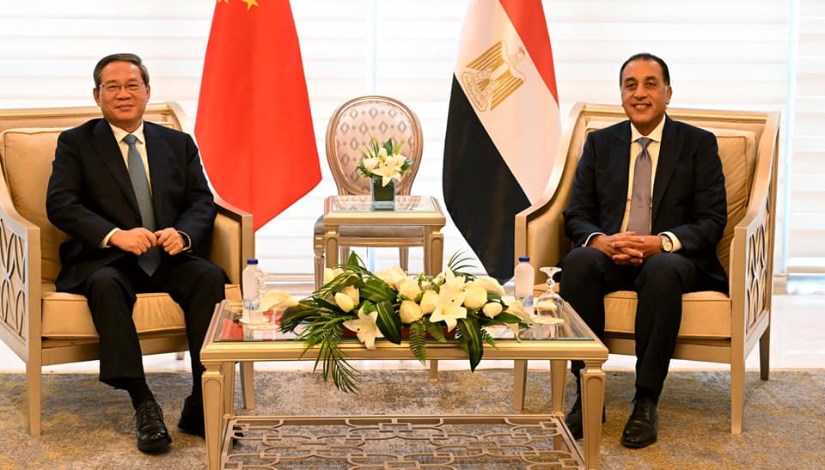 رئيس مجلس الدولة الصيني ورئيس الوزراء المصري رئيس مجلس الدولة الصيني ورئيس الوزراء المصري