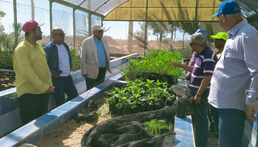 رئيس بحوث الصحراء يتفقد محطة شمال سيناء رئيس بحوث الصحراء يتفقد محطة شمال سيناء