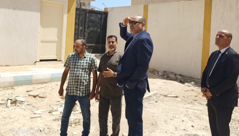 جانب من جولة وزير العمل لمشروع الضبعة النووية