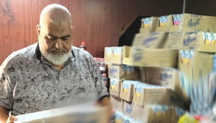 جانب من الحملات التموينية جانب من الحملات التموينية