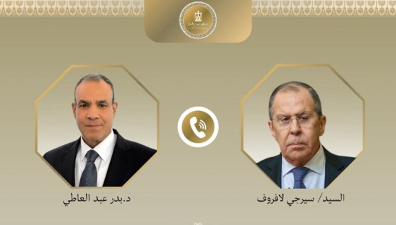 وزير الخارجية يجري اتصال مع نظيره الروسي