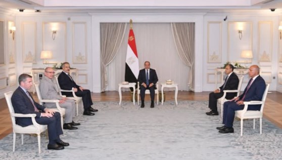 الرئيس السيسي يستقبل وزير خارجية جمهورية تركيا