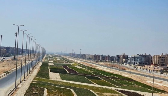 مشروع النهر الأخضر بحدائق أكتوبر