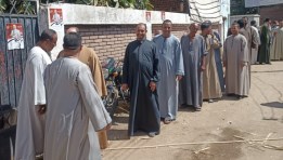 جانب من إقبال المواطنين على التصويت