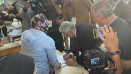 المستشار حنفي جبالي يدلي بصوته في الانتخابات