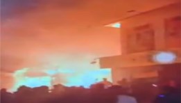 حريق في باكيات بجوار محطة مترو شبرا الخيمة