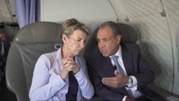 وزير الخارجية مع مذيعة الـCNN