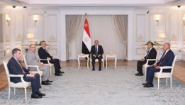 الرئيس السيسي يستقبل وزير خارجية جمهورية تركيا