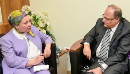 رئيس هيئة الدواء المصرية مع سفيرة جمهورية مصر العربية لدى جمهورية مالاوي