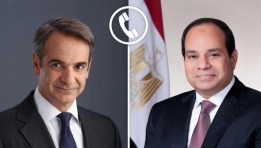 الرئيس عبد الفتاح السيسي مع رئيس وزراء اليونان