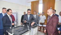 وزير التموين يدلي بصوته في انتخابات مجلس الشيوخ