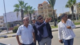رئيس جهاز مدينة دمياط الجديدة يتفقد الأحياء السكنية والطرق بالمدينة