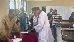 الدكتور علي جمعة يدلي بصوته