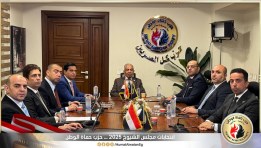 جانب من متابعة سير العملية الانتخابية
