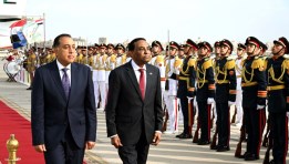 مدبولي يستقبل نظيره السوداني