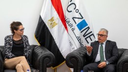  رئيس اقتصادية قناة السويس وسفيرة دولة المجر بالقاهرة