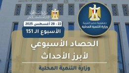 أنشطة وزارة التنمية المحلية في أسبوع