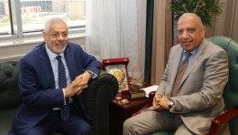 وزير الكهرباء مع رئيس شركة AMEA POWER
