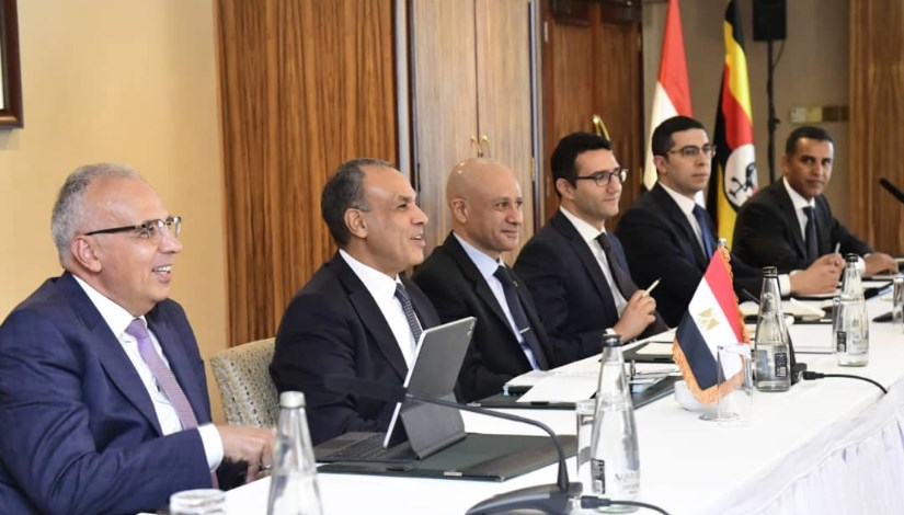 جانب من زيارة وزير الخارجية لـ أوغندا