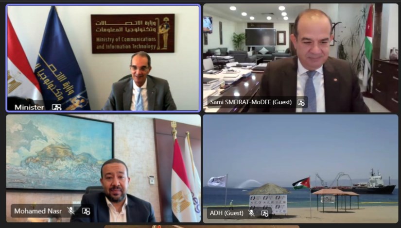 جانب من متابعة الوزيران جانب من متابعة الوزيران