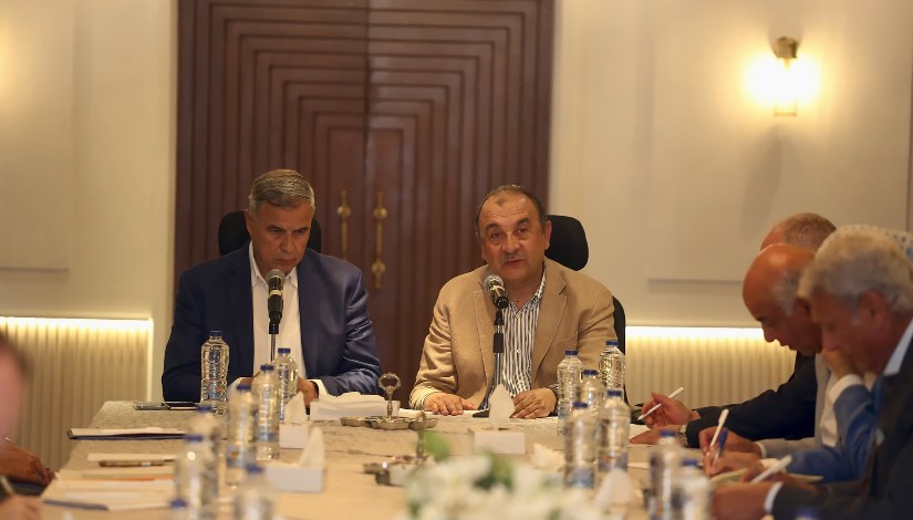 وزير قطاع الأعمال العام مع محافظ الإسكندرية