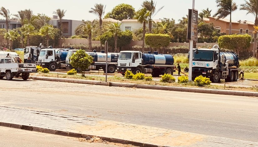 إصلاح خط مياه محور مصطفى كامل إصلاح خط مياه محور مصطفى كامل