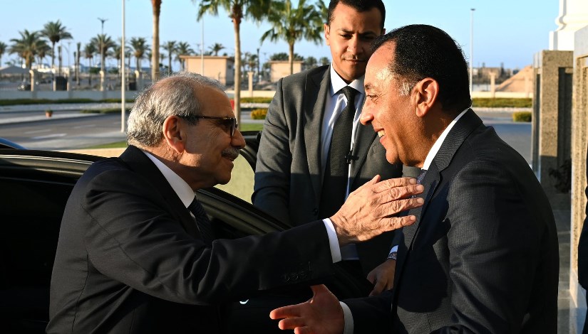 رئيس مجلس الوزراء يستقبل نظيره اللبناني رئيس مجلس الوزراء يستقبل نظيره اللبناني