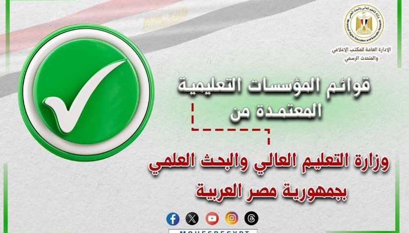 القوائم المحدثة للمؤسسات التعليمية المعتمدة القوائم المحدثة للمؤسسات التعليمية المعتمدة