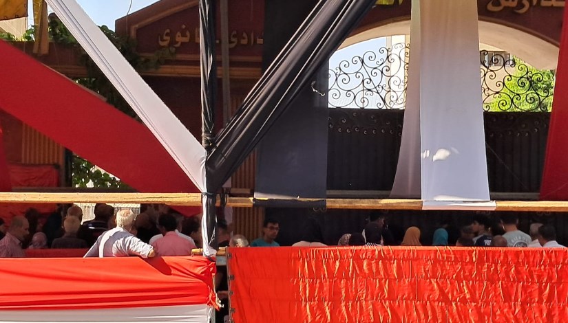 جانب من عودة فتح لجان انتخابات الشيوخ جانب من عودة فتح لجان انتخابات الشيوخ