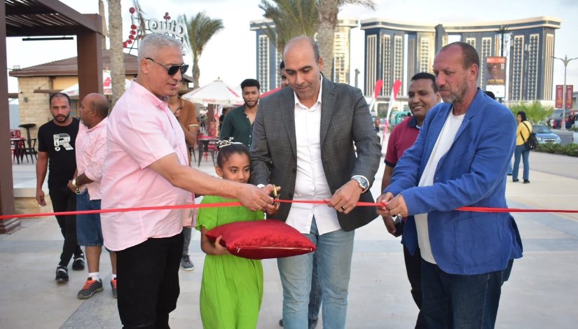 جانب من افتتاح معرض آرت سبيس للنحت بالعلمين جانب من افتتاح معرض آرت سبيس للنحت بالعلمين