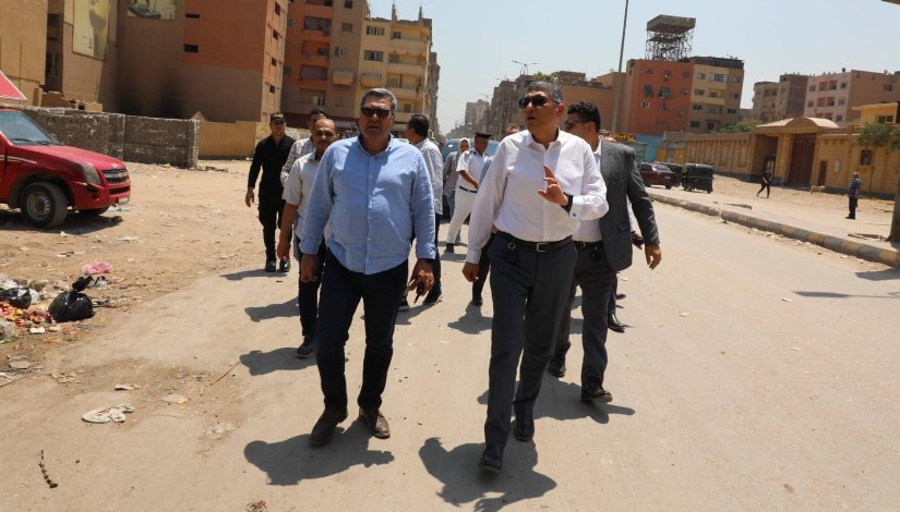 جانب من جولة محافظ الجيزة جانب من جولة محافظ الجيزة