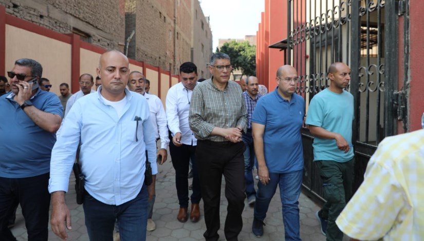 جانب من جولة محافظ الجيزة جانب من جولة محافظ الجيزة
