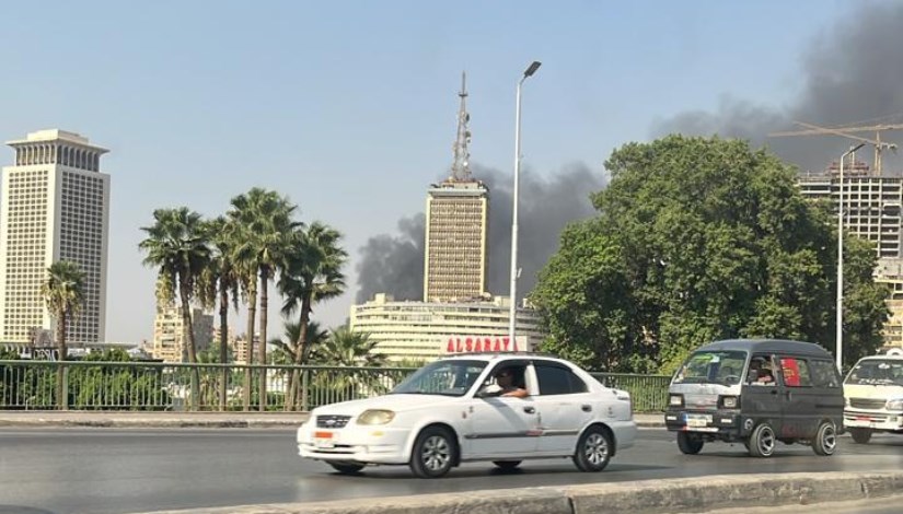 حريق في سوق الترجمان