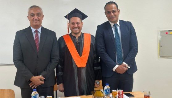 النائب علاء عصام يحصل على درجة الماجستير من الأكاديمية العربية