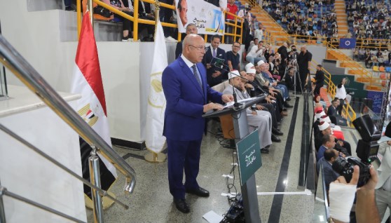 الفريق مهندس كامل الوزير خلال الاحتفال