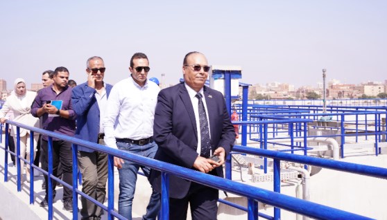 اللواء محمد عوض رئيس مصنع الطائرات والمشرف على محطة بدر لمعالجة مياه الصرف الصحي