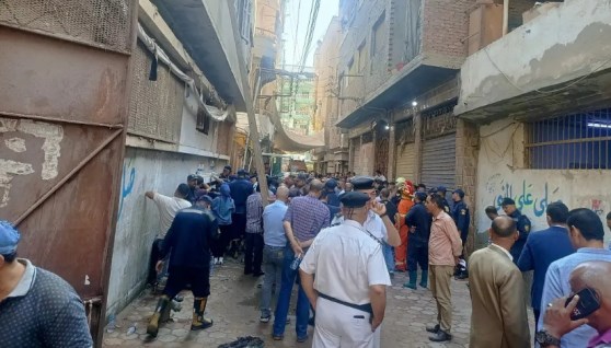  حريق مصبغة غزل البشبيشي