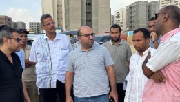 جانب من جولة رئيس جهاز تنمية مدينة حدائق أكتوبر