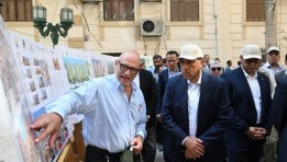 رئيس الوزراء يتفقد مشروع تحسين الصورة البصرية 