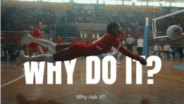 حملة تحمل شعارًا مغايرًا تمامًا: "Why Do It?" 