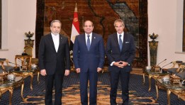 الرئيس السيسي يستقبل وزير خارجية إيران بقصر الاتحادية