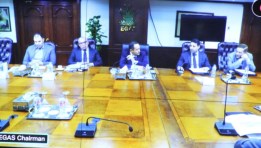جانب من اجتماع جمعية اعتماد نتائج أعمال شركة شمال سيناء للبترول