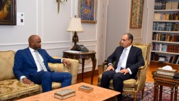 وزير الخارجية يلتقي سكرتير عام منطقة التجارة الحرة القارية الأفريقية