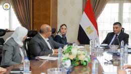 جانب من اجتماع شركة داف مع شركة المخازن الاستراتيجية